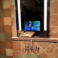 L single frameless bathroom wall mirror. Smart Home Electric Bathroom Mirrors
