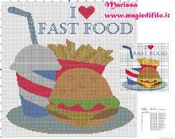 Maybe you would like to learn more about one of these? I Love Fast Food Free Cross Stitch Patterns Simple Unique Alphabets Baby