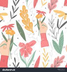 Check out this fantastic collection of aesthetic floral wallpapers, with 54 aesthetic floral background images. Hand Drawn Aesthetic Floral Seamless Pattern Stock Vector Royalty Free 1540881560 Shutterstock