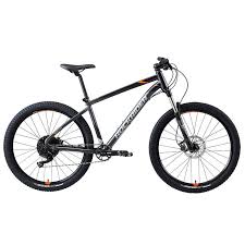 Mountainbike St 900 27 5 Zoll Grau Orange Rockrider Decathlon Osterreich