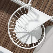 Nos représentants peuvent fournir une conception d'escalier en colimaçon sur mesure pour s'adapter à votre budget et vos besoins. Metalis Large Escalier Colimacon Rond En Metal Pour L Interieur