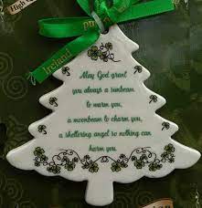 An irish blessing at christmas miracle of christmas irish card more info. Irish Christmas Ornament Blessing Tree