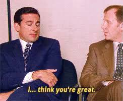 The Office Great Gif Great Theoffice Compliments Discover Share Gifs Compliments Gif Greats