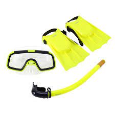 Kids Learn Swimming Training Breathing Set Toddler Diving Kids Goggles Flippers Snorkel Set Lightweight Comfortable Children Snorkeling Set Mask Snorkel Snorkel Set Kids Goggles Kids Snorkel Set