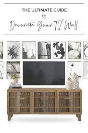 Yes, you can make that hulking black box easier on the eyes. The Ultimate Guide To Decorating A Tv Wall Jessica Devlin Design
