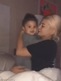 Well, we didn't have to wait long for that, did we? Kylie Jenner Flaunts Taut Tummy With Her Bff Jordyn Woods In La As Hubby Travis Scott Is In Nyc Daily Mail Online