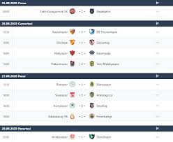 Lig 2.lig beyaz grup 2.lig kırmızı grup 3.lig 1.grup 3.lig 2.grup 3.lig 3.grup 3.lig 4.grup türkiye kupası. Super Lig Guncel Puan Durumu Ve 2 Haftanin Sonuclari