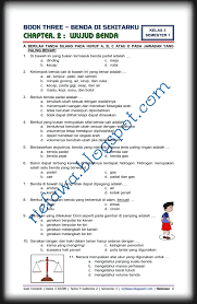 Download Soal Tematik Kelas 3 Tema 3 Subtema 2 Benda Di Sekitarku Wujud Benda Revisi 2018
