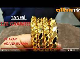 Adana burma 22 ayar bilezik modelleri & en uygun fiyatları yatırımlık altın & gümüş kategorisinde! 22 Ayar Adana Burma Bilezik Modelleri Ve Fiyatlari 22k Gold Bracelet Models With Weight Youtube