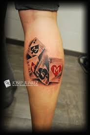 Cartas De Poker Artista Josep Juarez Doble J Tattoo Www Doblejtattoo Com Tatuaje Cartas Tatuajes De Poker Tatuaje De Bordado