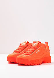 Basket Fila Orange Fluo Nike Fluo Chaussures Nike Chaussures Oranges À lacets lacets plats bout de la chaussure : pinterest
