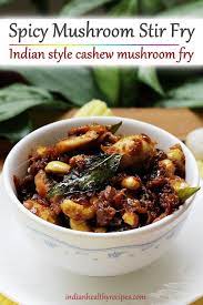 Mushroom Stir Fry Recipe Recipe Mushroom Recipes Indian Recipes Mushroom Fry Indian Recipe