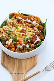 Vegan Tinga Bowl With Hearts Of Palm Chickpeas Spanish Rice Vegan Richa Vegetarian Recipes Plant Based Diet Recipes Vegan Main Dishes