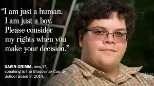 Gavin Grimm just wanted to use the bathroom. He didn't think the nation  would debate it.