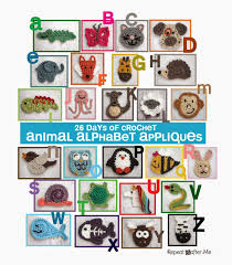 Download the free quilt pattern in this article. 26 Days Of Crochet Animal Alphabet Appliques Repeat Crafter Me