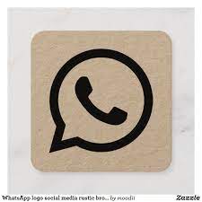 Whatsapp Logo Social Media Rustic Brown Kraft Calling Card Zazzle Com In 2021 Aesthetic Iphone Wallpaper Iphone Wallpaper Vintage Iphone Wallpaper App