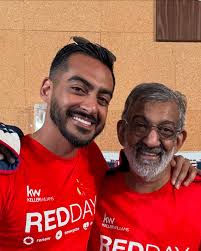 Yesterday was a good reminder that not a lot of people know or haven't yet  met the man who raised me. Meet my dad. Yesterday's KW Red Day, a day  dedicated to
