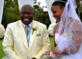 Leleti Khumalo And Skhuthazo Winston Khanyile Wed In 2012 In A Small Intimate Ceremony In Kwamashu Celebrity Weddings Wedding Anniversary Celebration Wedding