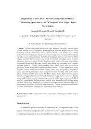 Apakah kau pikir rakyat akan menyukainya? Https Ejournal3 Undip Ac Id Index Php Engliterature Article Download 9570 9293