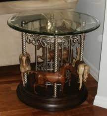 A wide variety of carousel horse table options are available to you, such as material, style, and regional feature. 4 Horse Carousel Coffee Table Carousel Furniture Decor Carousel Workshop