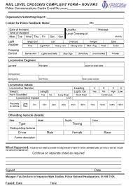 Free Printable Police Report Template Form Generic Sample Printable Legal Forms For Attorney Lawyer Report Template Police Templates