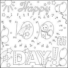 How to make the 100 days activities to celebrate the first 100 days of school. 100th Day Coloring Page Worksheets Teaching Resources Tpt