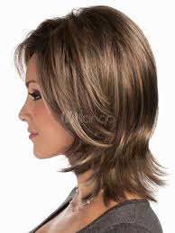 wie echthaar einzigartiger stil damen hellbraun kurz glatt per cken volle wig stil damen einzigartiger cabelo curto escadeado cabelo escadeado cabelo medio