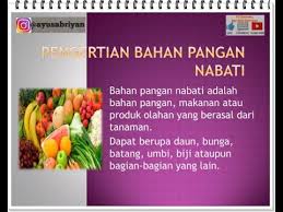 Bahan nabati bahan pangan nabati adalah bahan pangan yang berasal dari tumbuh tumbuhan. Prakarya Dan Kewirausahaan Kelas X 10 Kd3 2 Pengertian Dan Klasifikasi Bahan Makanan Awetan Nabati Youtube