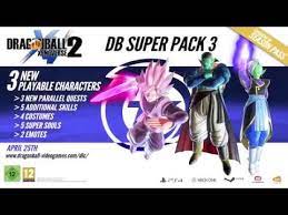 He will be added later on as regular dlc, but for now this is the only. Dragon Ball Xenoverse 2 Dlc Pack 3 Trailer Official Playable Characters Attack Youtube