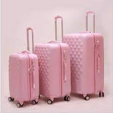 Diamond Powder Travel Bag Trolley Luggage 360 Deg Universal Wheels Abs Luggage Bags Aliexpress Mobile Pink Luggage Cute Luggage Girls Luggage
