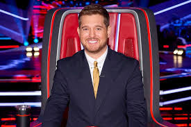 Why Michael Bublé Has to Wear a "Giant Man Bib" on The Voice Set