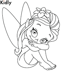 Popular heroes of coloring pages with fairies are: Fancy Cute Fairy Coloring Pages Novocom Top