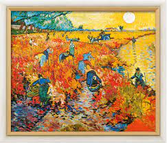 Van gogh was mythologized in popular culture as the archetypical tortured artist. Bild Der Rote Weingarten In Arles Vincent Van Gogh 1888 Historisches