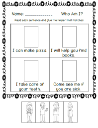 Mrs Black S Bees Community Helpers Stations Printables Community Helper Stations Community Helpers Community Helpers Worksheets