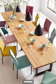 Esstische mit ausziehfunktion, aus holz oder glas im poco onlineshop entdecken. Bunter Stuhl Mix Am Esstisch Dining Table Chairs Dining Dining Table