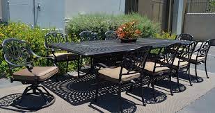 Elisabeth 11pc Outdoor Dining Patio Set Santa Clara Rectangular Extendable Table Elisabeth Patio Poolside Entert Buy Patio Furniture Patio Dining Set Patio