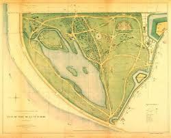 Se situer dans le parc. Plan Du Parc De La Tete D Or Leve Et Grave D Apres Les Ordres De M Bonnet Ingenieur En Chef De Le Ville De Lyon Par De Dignoscyo Fils 1860 Parc De La