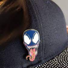 Carnage Red Dyed Soft Enamel Hat Pin Etsy Soft Enamel Hat Pins Soft Enamel Pins