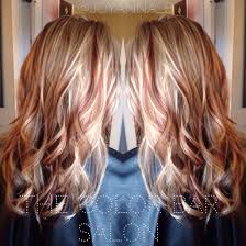 Just picturing the color can get people feeling warm. Red And Blonde Blonde And Copper Hair Styles Red Blonde Hair Winter Blonde Hair