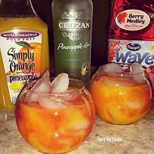 Tropical Fusion Pineapple Rum Pineapple Orange Cranberry Juice Alcohol Drink Recipes Drinks Alcohol Recipes
