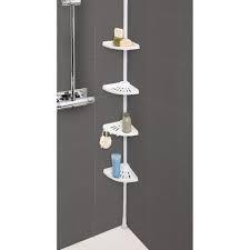 Etagere D Angle Extensible Etagere Et Serviteur De Douche Salle De Bain Et Wc Meuble Gifi Serviteur De Douche Etagere Angle Salle De Bain Douche Angle