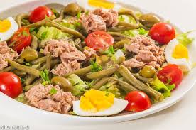 Salade De Haricots Verts Au Thon Salade Haricots Verts Salade Haricot Recette Salade Ete
