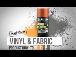 Dupli Color How To Vinyl And Fabric Youtube