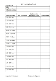 See full list on printablee.com Daily Work Log Templates 10 Free Word Excel Pdf Formats Templates Word Work Log Newsletter Template Free