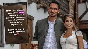 What is mats hummels marital status ? Cathy Hummels Sorgen Um Baby Ludwig Fc Bayern Spielerfrau Hangt In Dubai Fest Sportbuzzer De