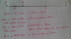 Si 3 puncte colniare daca apartin aceleiasi drepte. Fie A B C 3 Puncte Coliniare In Aceasta Ordine M Mijlocul Lui Ab N Mijlocul Lui Bc Daca Brainly Ro