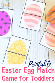 Give these printable crossword puzzles a try and then come back to see how many answers you got correct. Printable Easter Egg Game For Toddlers And Preschoolers
