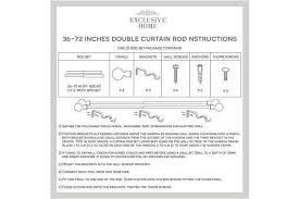Telescopic tension curtain rod load adjustable curtain pole aluminum alloy rod. 90cm 180cm Matte Bronze Exclusive Home Curtains Prism Double Curtain Rod And Finial Set 90cm 180cm Matte Bronze Matt Blatt