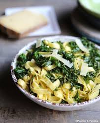 Tagliatelles Au Kale Ail Et Citron Recette Chou Kale Recette Recette Choux Kale Recette Chou