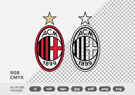Ac Milan Logo Ai Cdr Eps Pdf Png Jpg Svg In 2021 Svg Png Eps